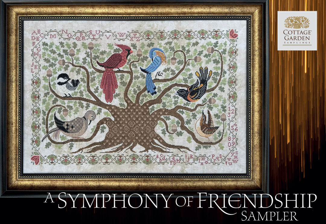 A Symphony of Friendship Sampler | Cottage Garden Samplings