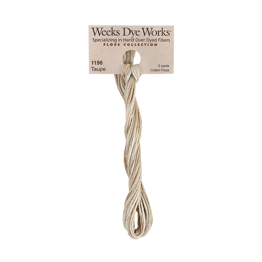 Taupe - 1196 | Weeks Dye Works - Hand-Dyed Embroidery Floss