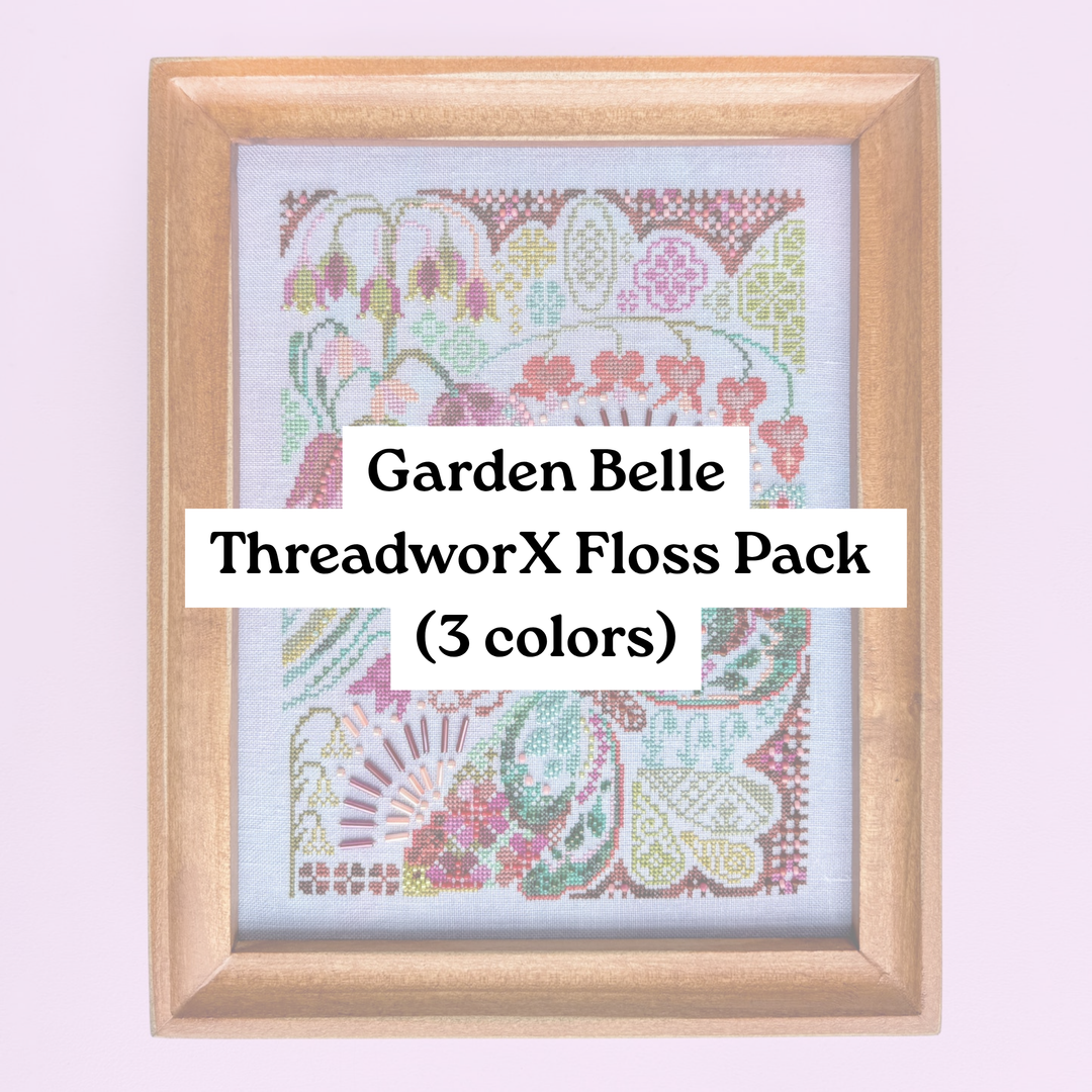 ThreadworX Floss Pack for Garden Belle by JEDxStitch (chart/DMC not included)