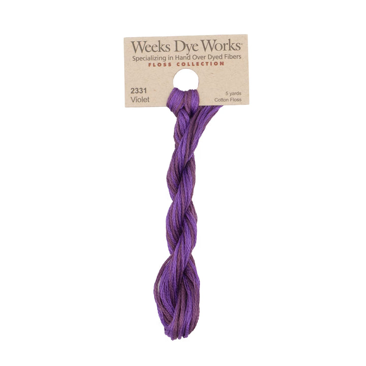 Violet 2331 | Weeks Dye Works - Hand-Dyed Embroidery Floss