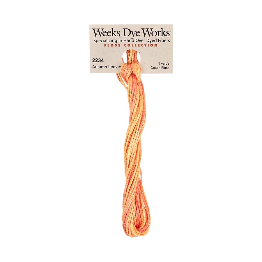 Autumn Leaves | Weeks Dye Works - Hand-Dyed Embroidery Floss