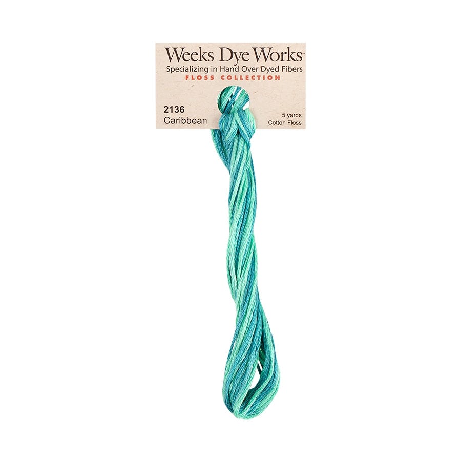Caribbean | Weeks Dye Works - Hand-Dyed Embroidery Floss