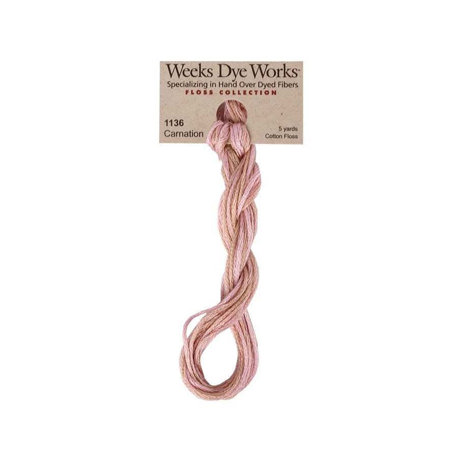 Carnation | Weeks Dye Works - Hand-Dyed Embroidery Floss