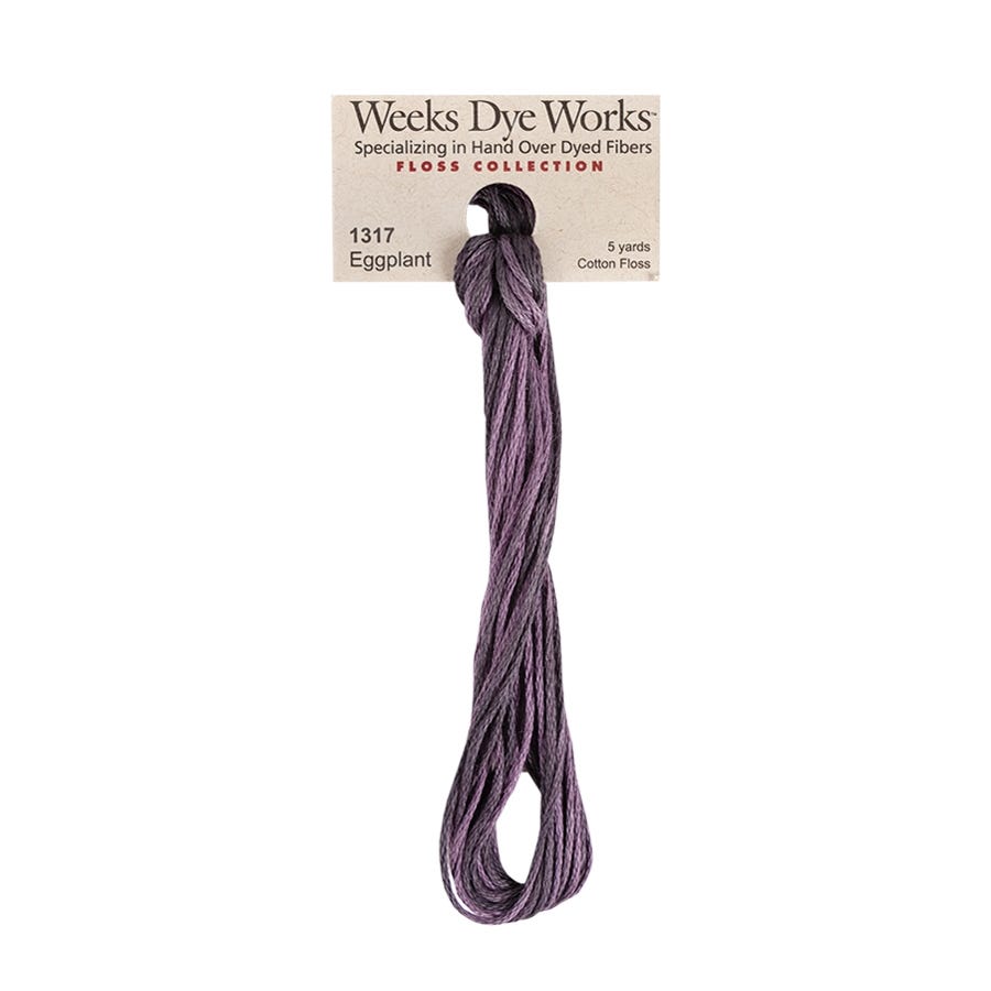 Eggplant | Weeks Dye Works - Hand-Dyed Embroidery Floss