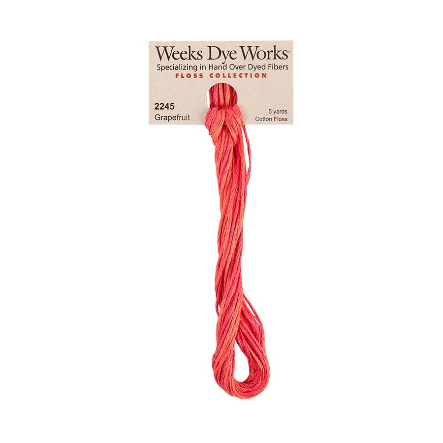 Grapefruit | Weeks Dye Works - Hand-Dyed Embroidery Floss