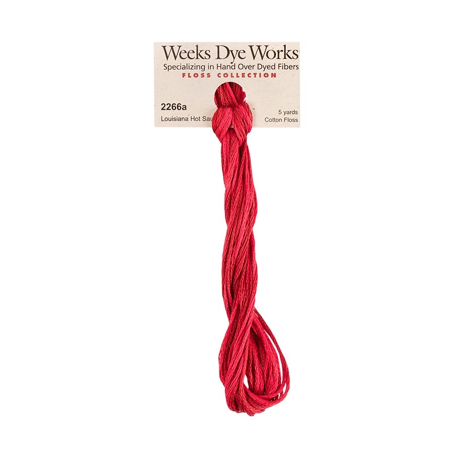 Louisiana Hot Sauce | Weeks Dye Works - Hand-Dyed Embroidery Floss