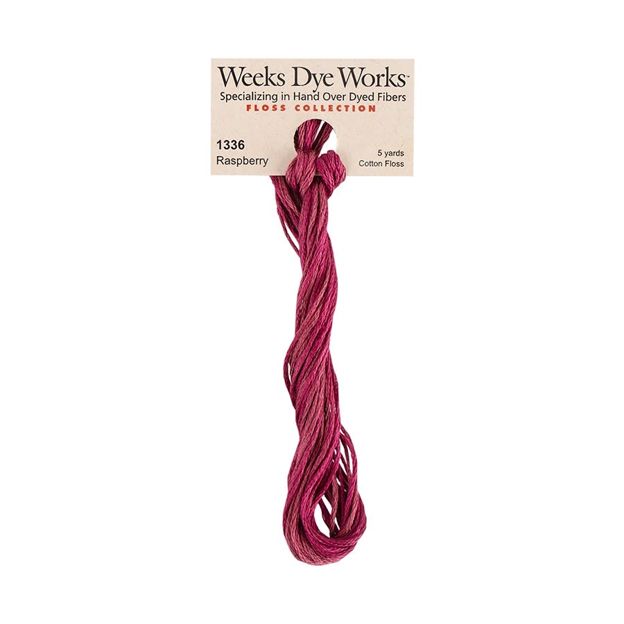 Raspberry | Weeks Dye Works - Hand-Dyed Embroidery Floss