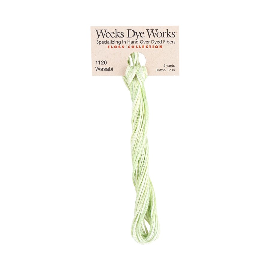 Wasabi | Weeks Dye Works - Hand-Dyed Embroidery Floss