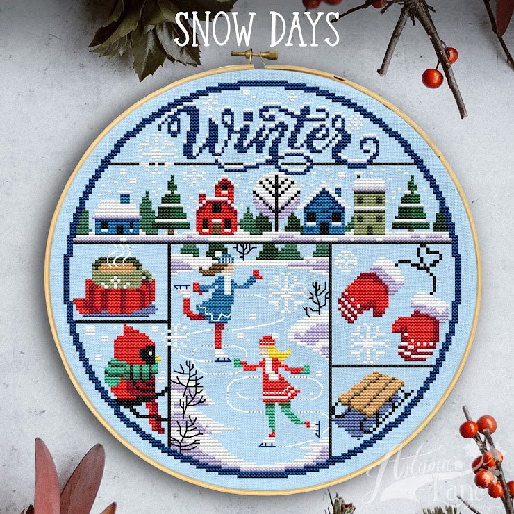 Pre-Order: Snow Days | Autumn Lane Stitchery (Nashville Market - *may ship late*)