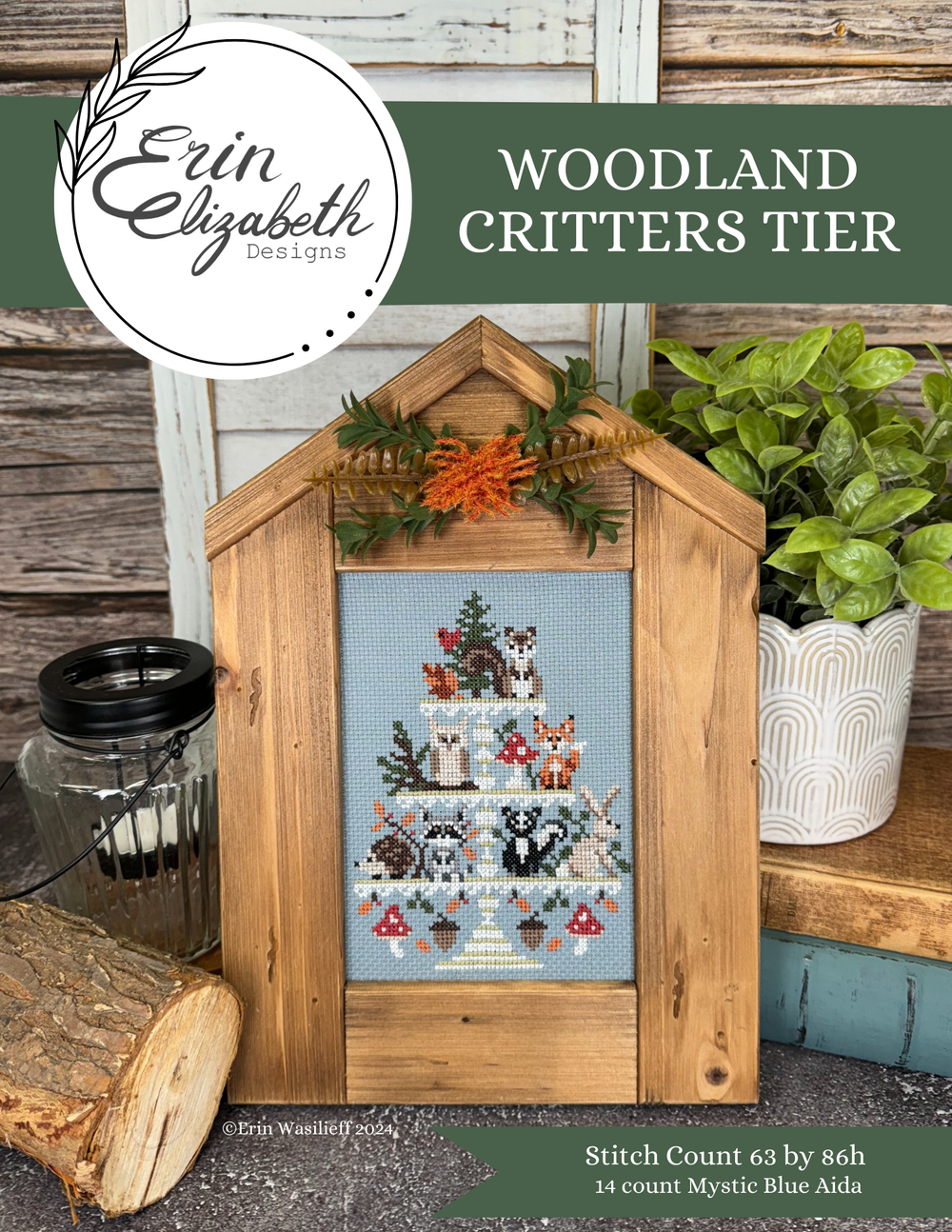 Woodland Critters Tier | Erin Elizabeth Designs