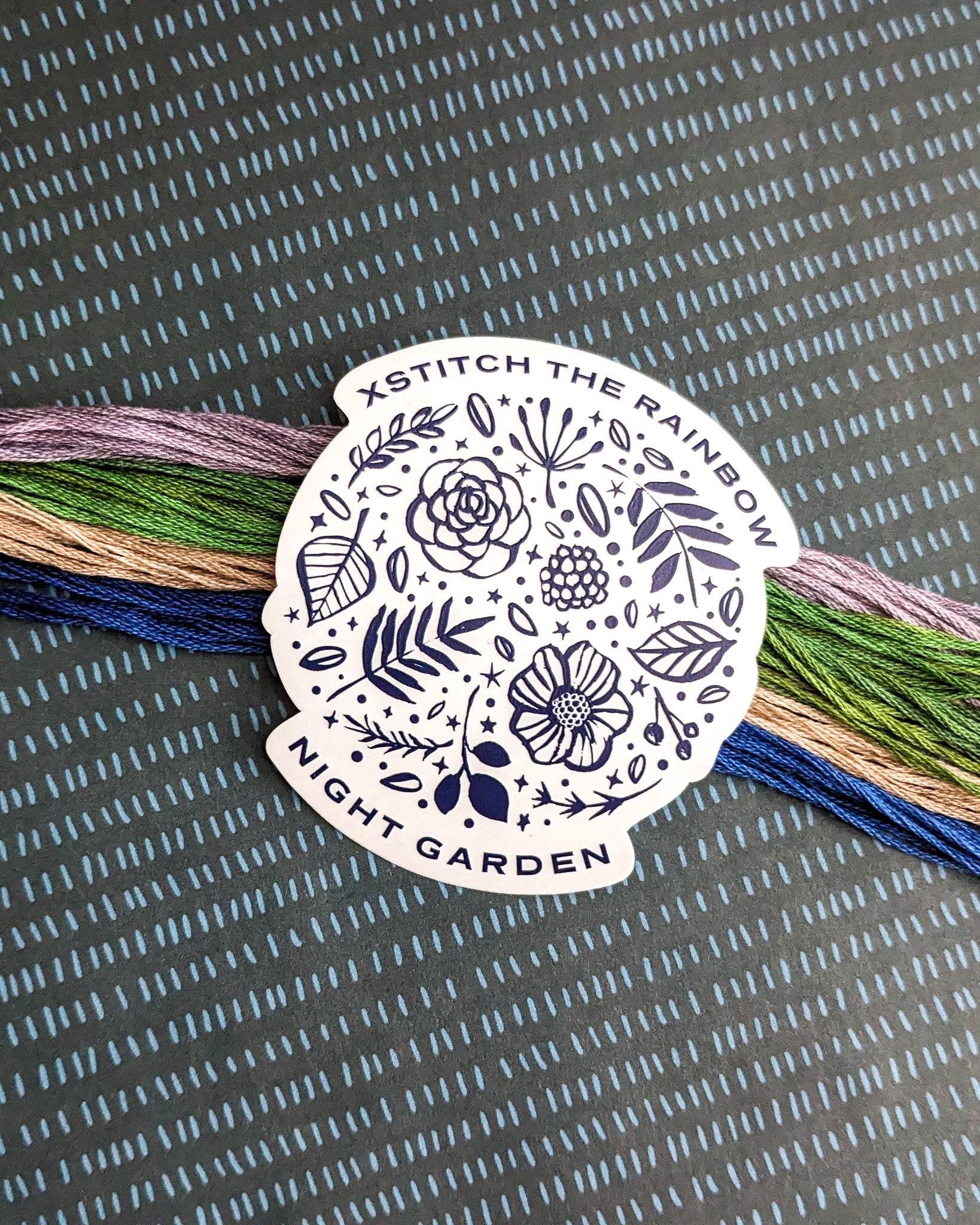 Night Garden Decal - Clear Vinyl Sticker | Shaded Stitchery – TopKnot ...