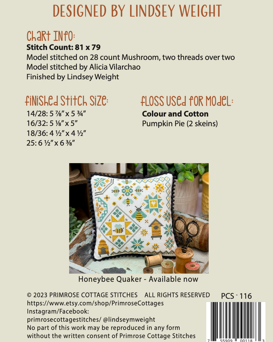 Autumn Quaker | Primrose Cottage Stitches