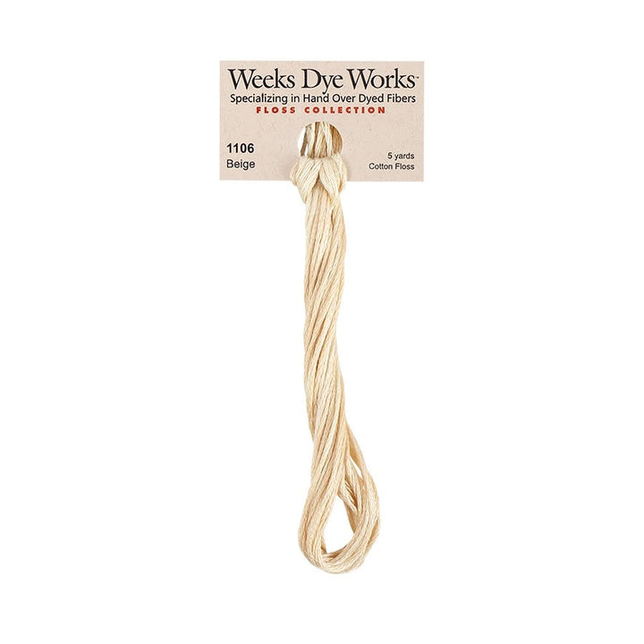 beige off white embroidery thread