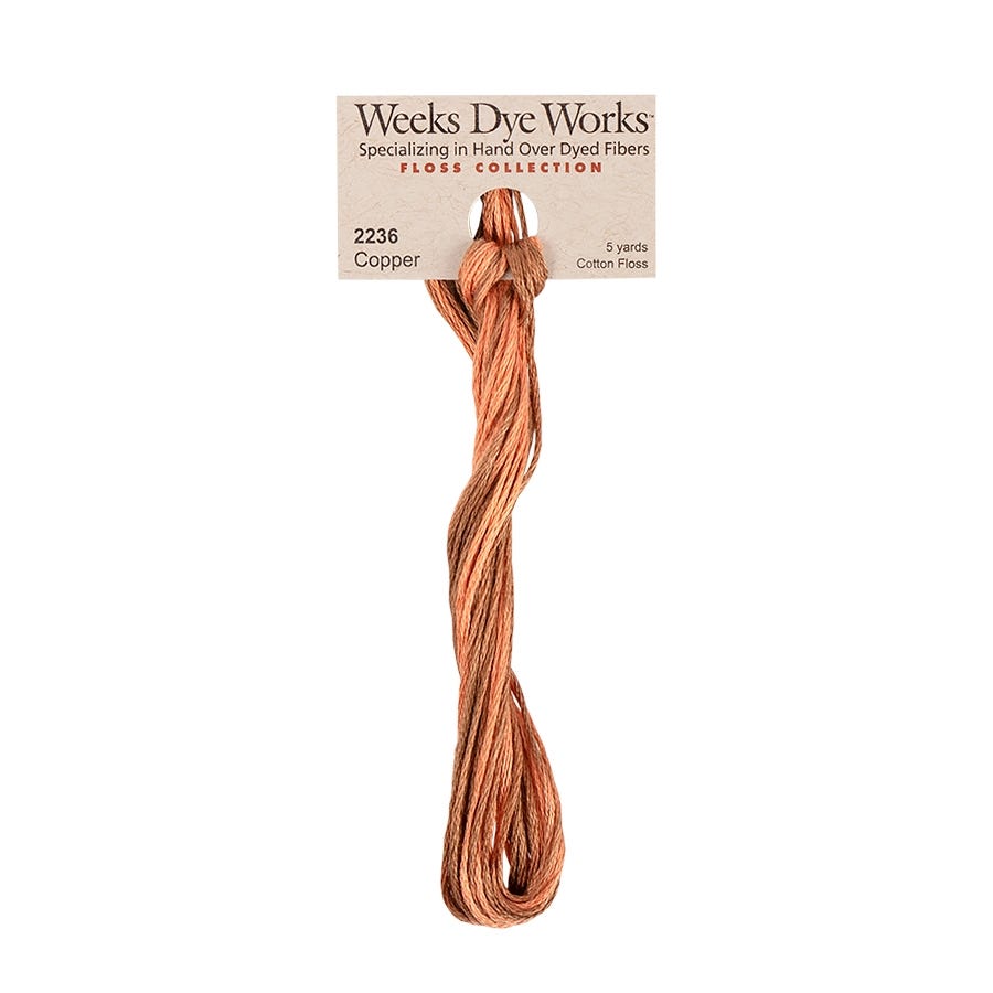Copper | Weeks Dye Works - Hand-Dyed Embroidery Floss