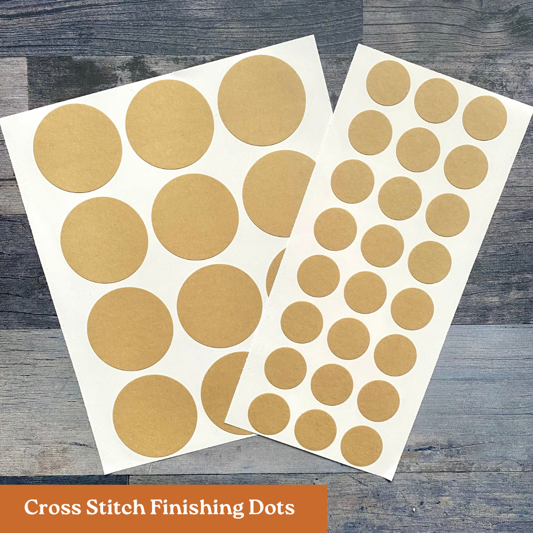Sample Pack of Cross Stitch Finishing Dots (2 sheets) | It's Sew Emma