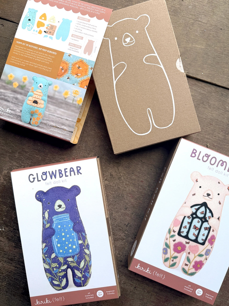 Glowbear Felt Doll Kit | Kiriki Press