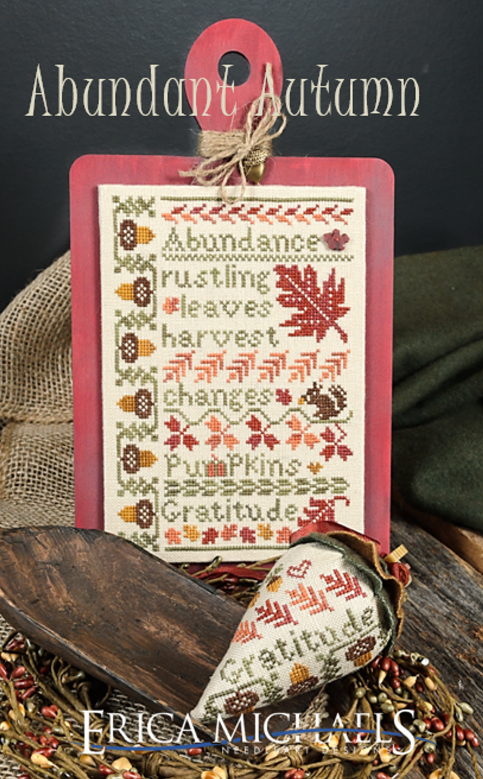 Pre-Order: Abundant Autumn (maple leaf button included) | Erica Michaels (begins shipping late August)