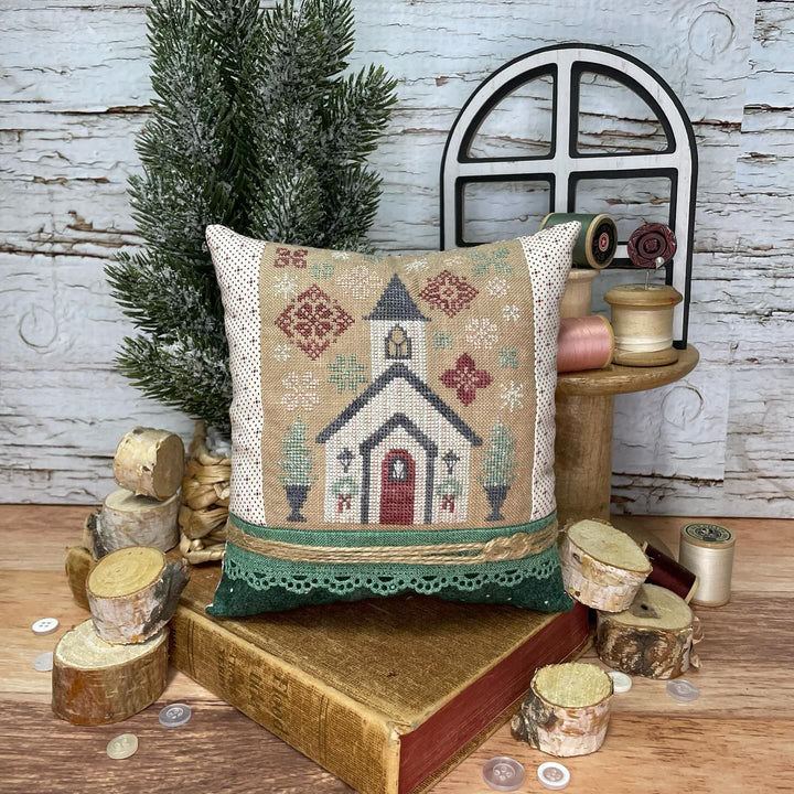 Pre-Order: Church on Holly Hill (Dinky Dyes thread pack available) | Erin Elizabeth Designs (Nashville Market *may ship late*)