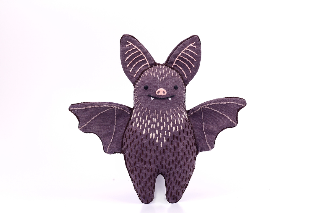 Bat - Embroidery Kit | Kiriki Press