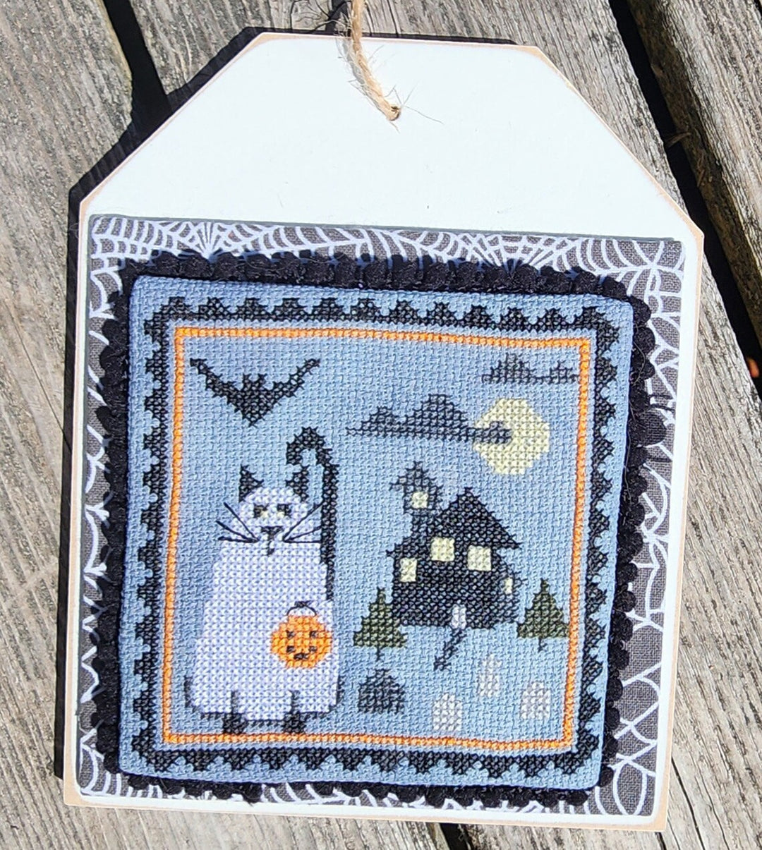 Spooky Cat - Spooky Stamps Series | Cobweb and Rose
