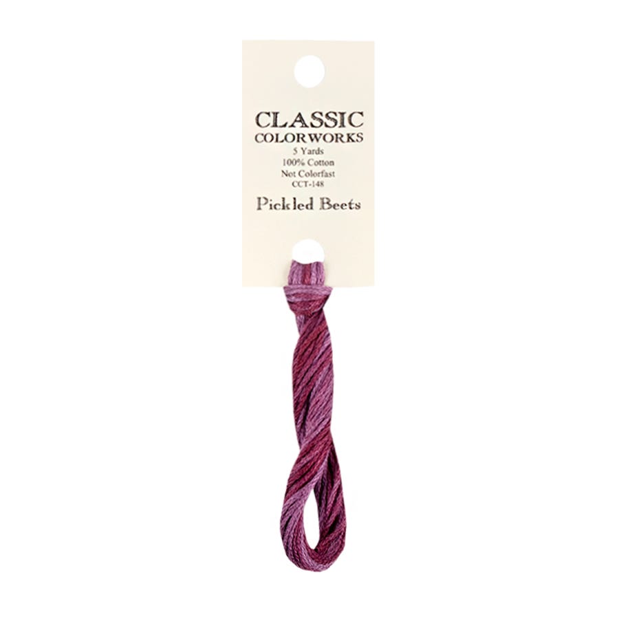 Pickled Beets | Classic Colorworks Thread Hand-Dyed Embroidery Floss