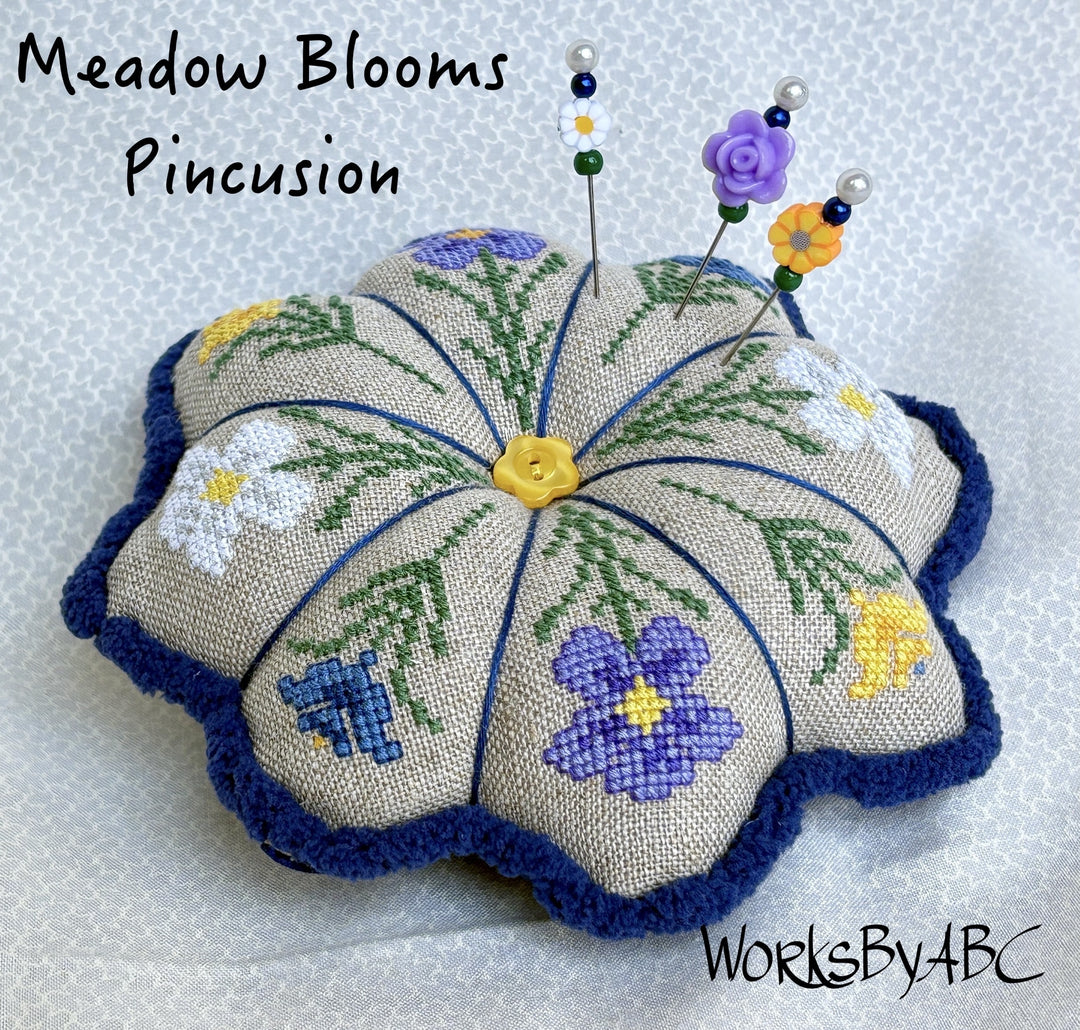 Pre-Order: Meadow Blooms Pincushion | WorksByABC (begins shipping late August)
