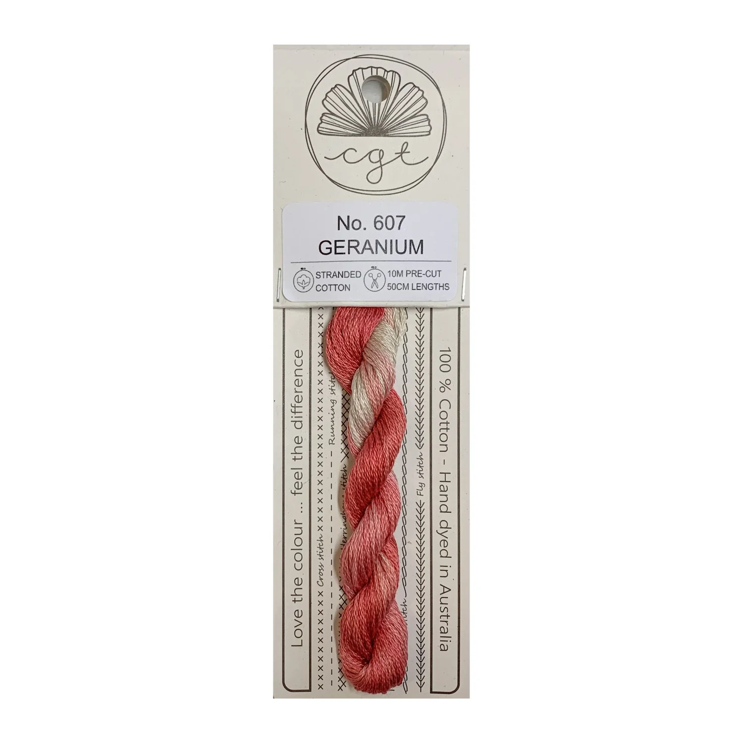 Geranium | Cottage Garden Threads – TopKnot Stitcher Shop