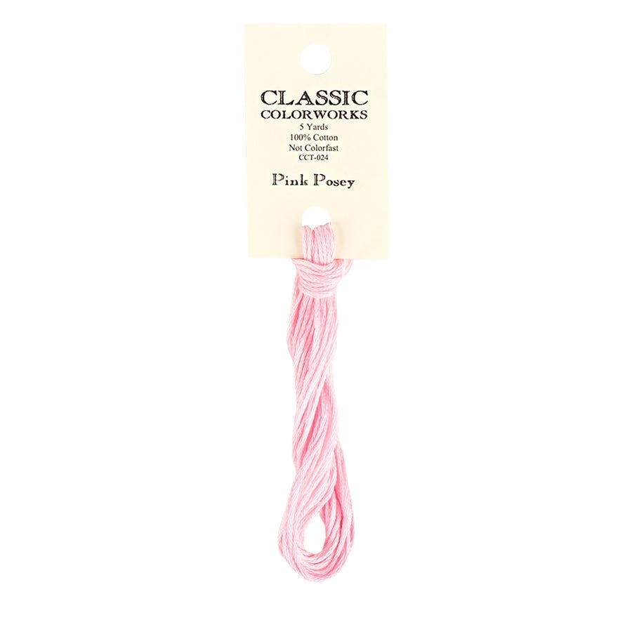 Pink Posey | Classic Colorworks Thread Hand-Dyed Embroidery Floss