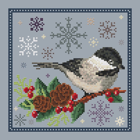 Winter Chickadee | Erin Elizabeth Designs