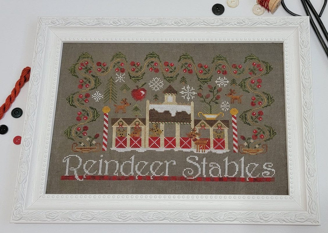 Reindeer Stables | Quaint Rose Needlearts