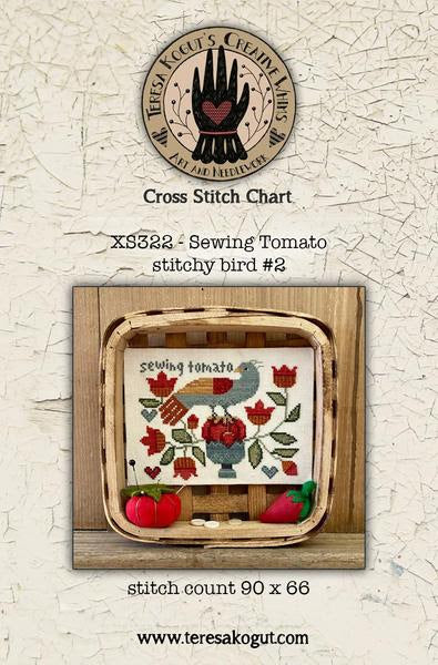 Sewing Tomato - Stitchy Bird #2 | Teresa Kogut