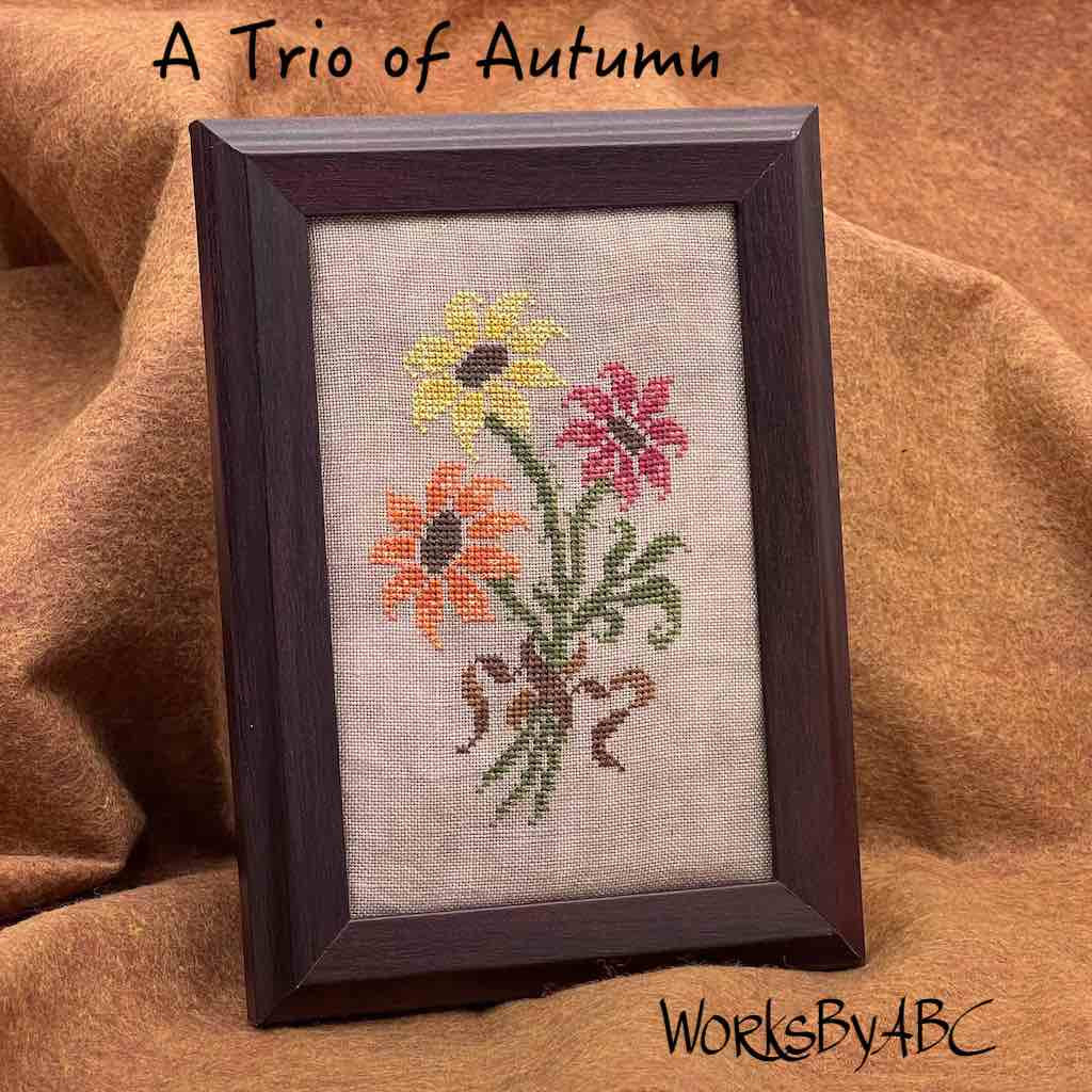 Trio of Autumn Flowers | WorksByABC - Marketplace