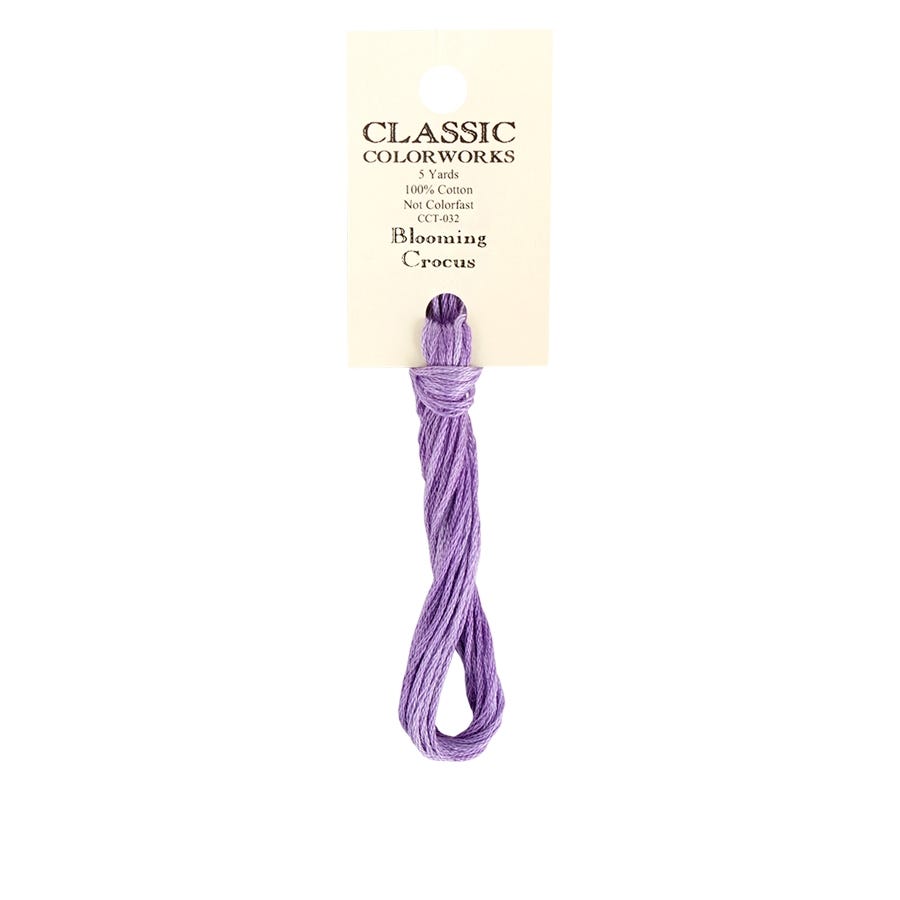 Blooming Crocus | Classic Colorworks Thread Hand-Dyed Embroidery Floss