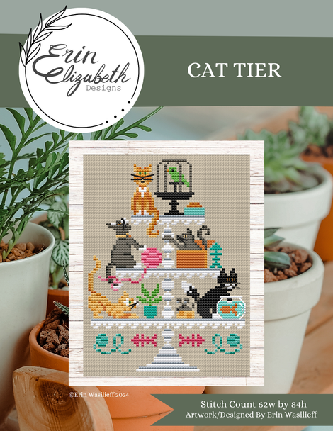 Pre-Order: Cat Tier | Erin Elizabeth Designs (Nashville Market) *may ship late*