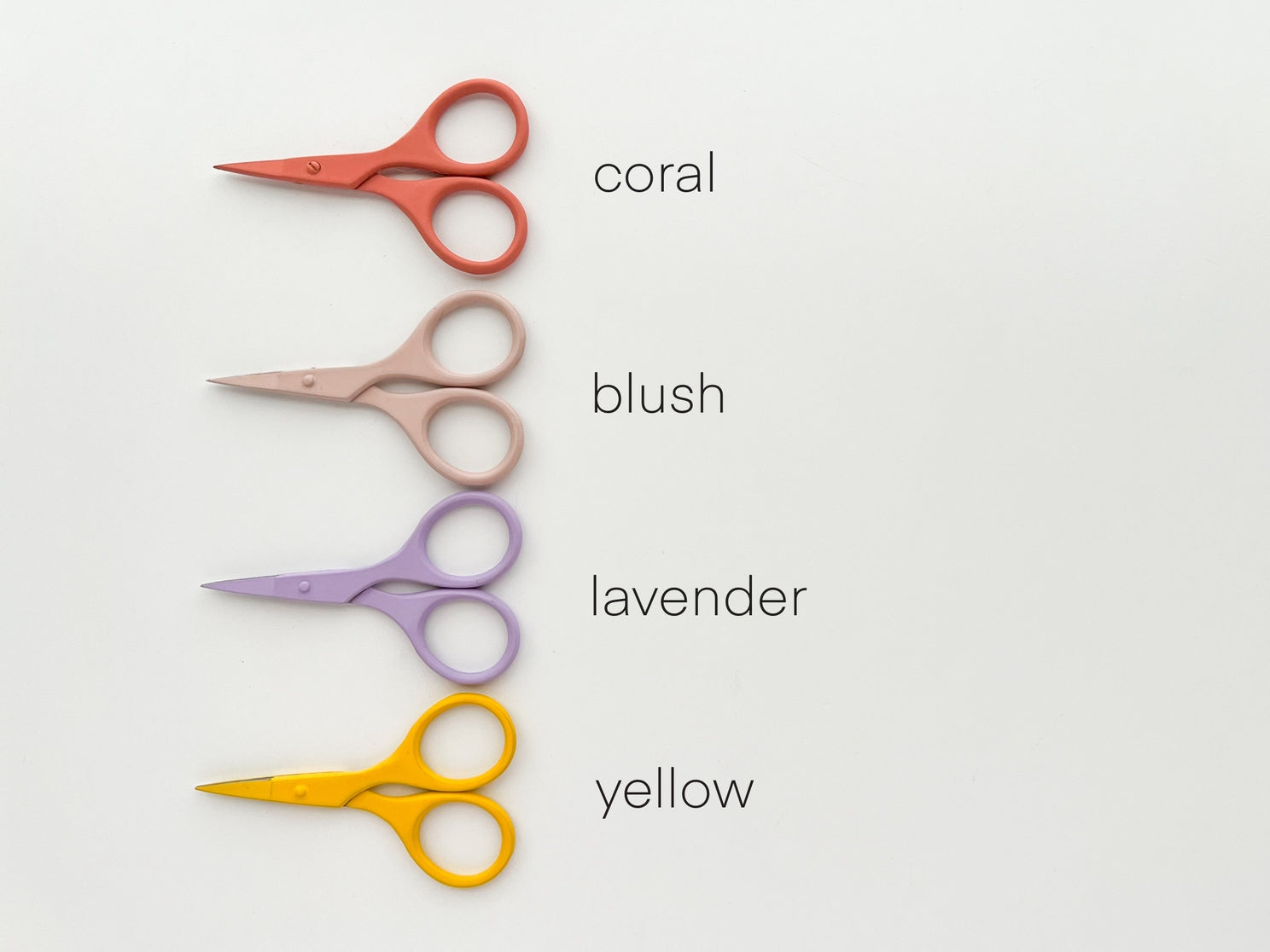Small Full-Color Embroidery Scissors