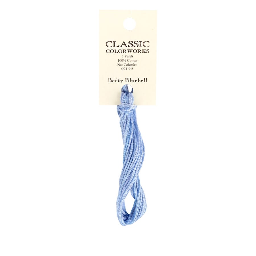 Betty Bluebell | Classic Colorworks Thread Hand-Dyed Embroidery Floss