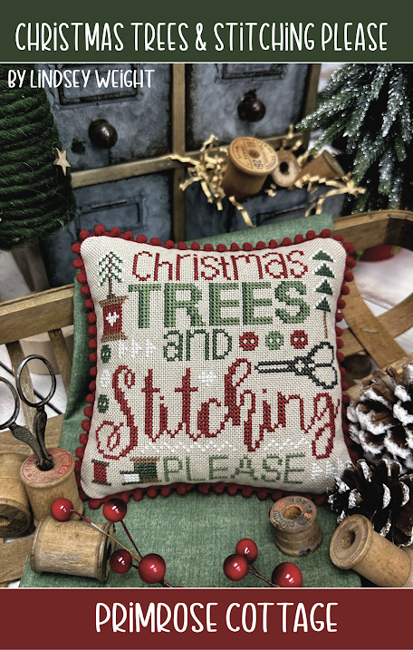 Christmas Trees & Stitching Please | Primrose Cottage Stitches (restocking, ships in March)