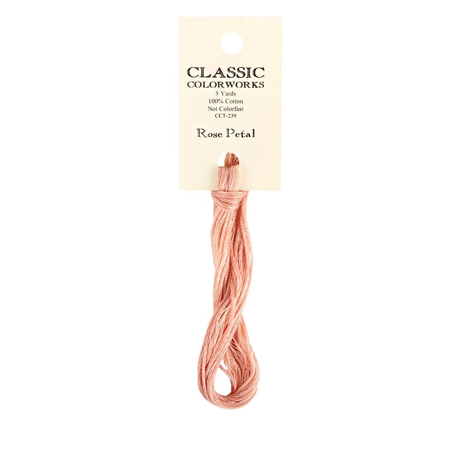 Rose Petal | Classic Colorworks Thread Hand-Dyed Embroidery Floss