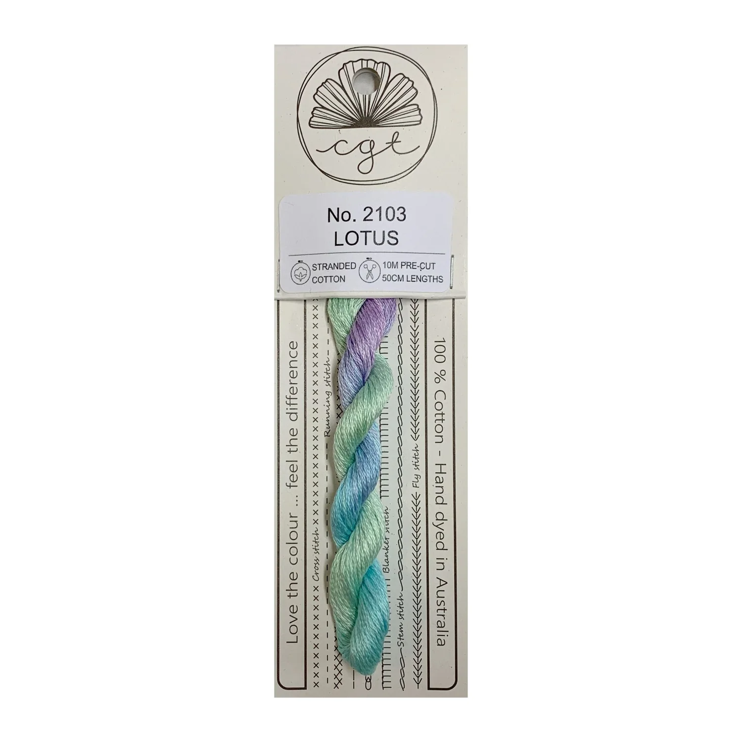 Lotus | Cottage Garden Threads – TopKnot Stitcher Shop