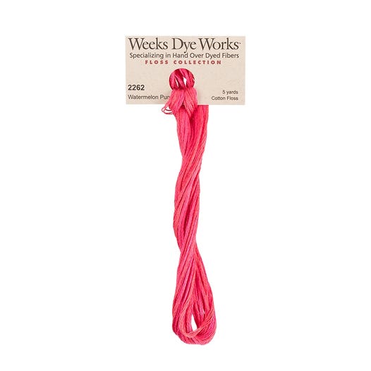 Watermelon Punch | Weeks Dye Works - Hand-Dyed Embroidery Floss