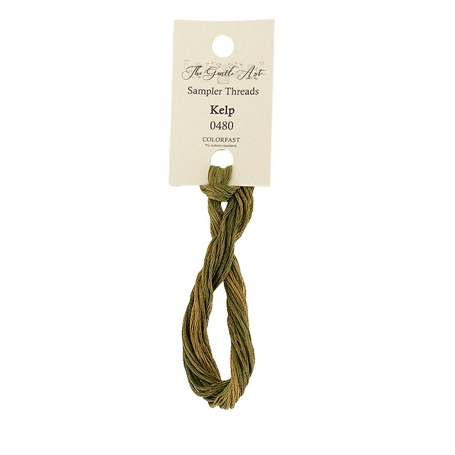 Kelp | The Gentle Art - Hand-Dyed Embroidery Floss (5-yards)