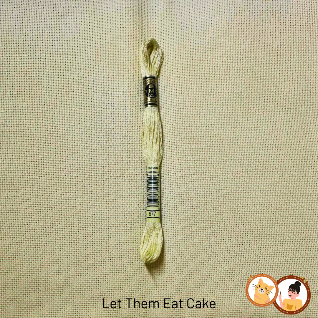Let Them Eat Cake - 20ct Aida - Fat Quarter (18"x20") | Tabby Cat