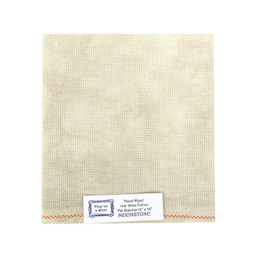 Moonstone 18ct Aida - Fat Quarter | Fiber on a Whim