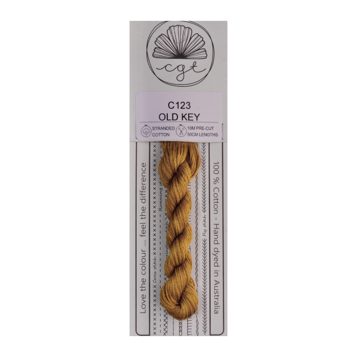 123 Threads Old Key | Cottage Garden Threads – TopKnot Stitcher Shop
