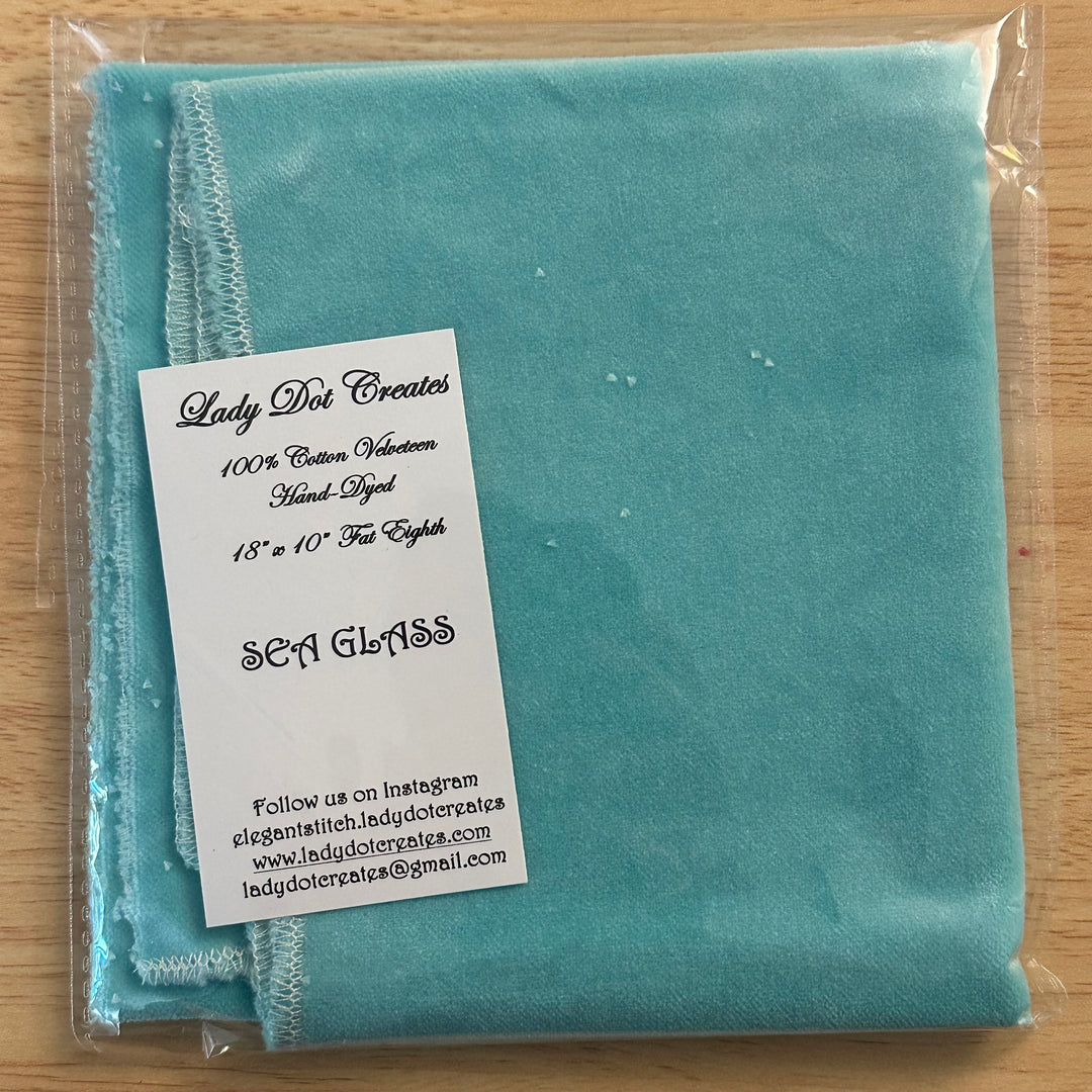 Sea Glass Velveteen | Lady Dot Creates