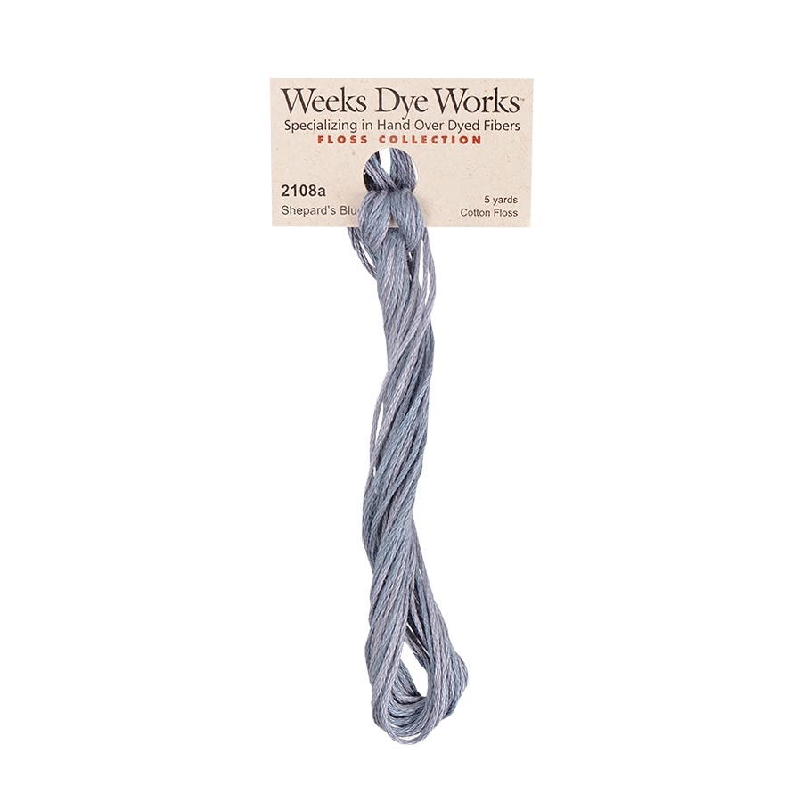 Shepard's Blue | Weeks Dye Works - Hand-Dyed Embroidery Floss