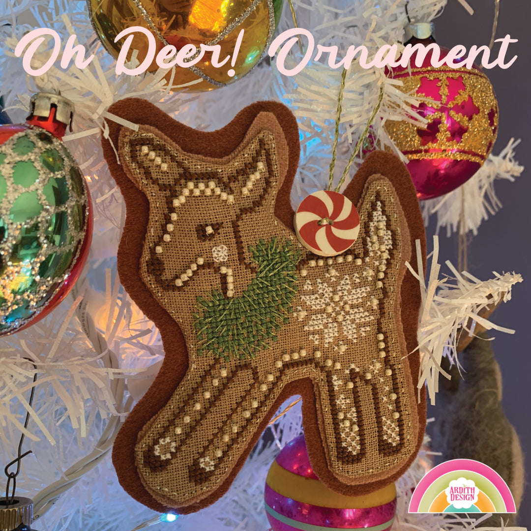 Pre-Order: Oh Deer! Ornament | Ardith Designs (Nashville Market - ships in March)