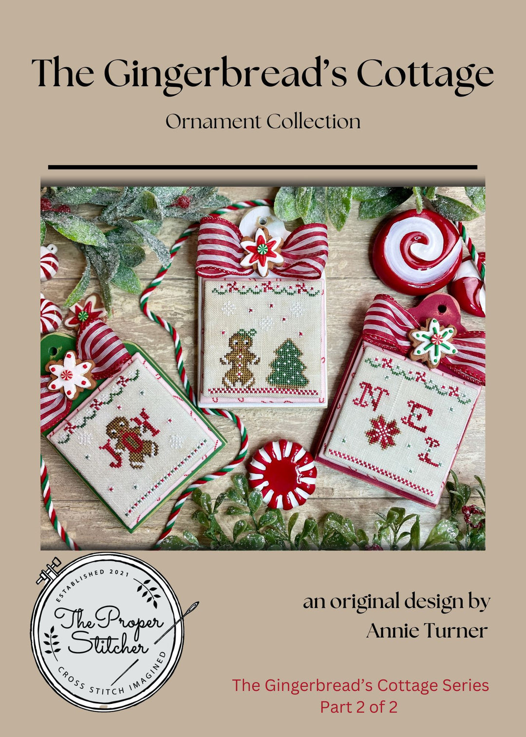 The Gingerbread's Cottage - Ornament Collection | The Proper Stitcher