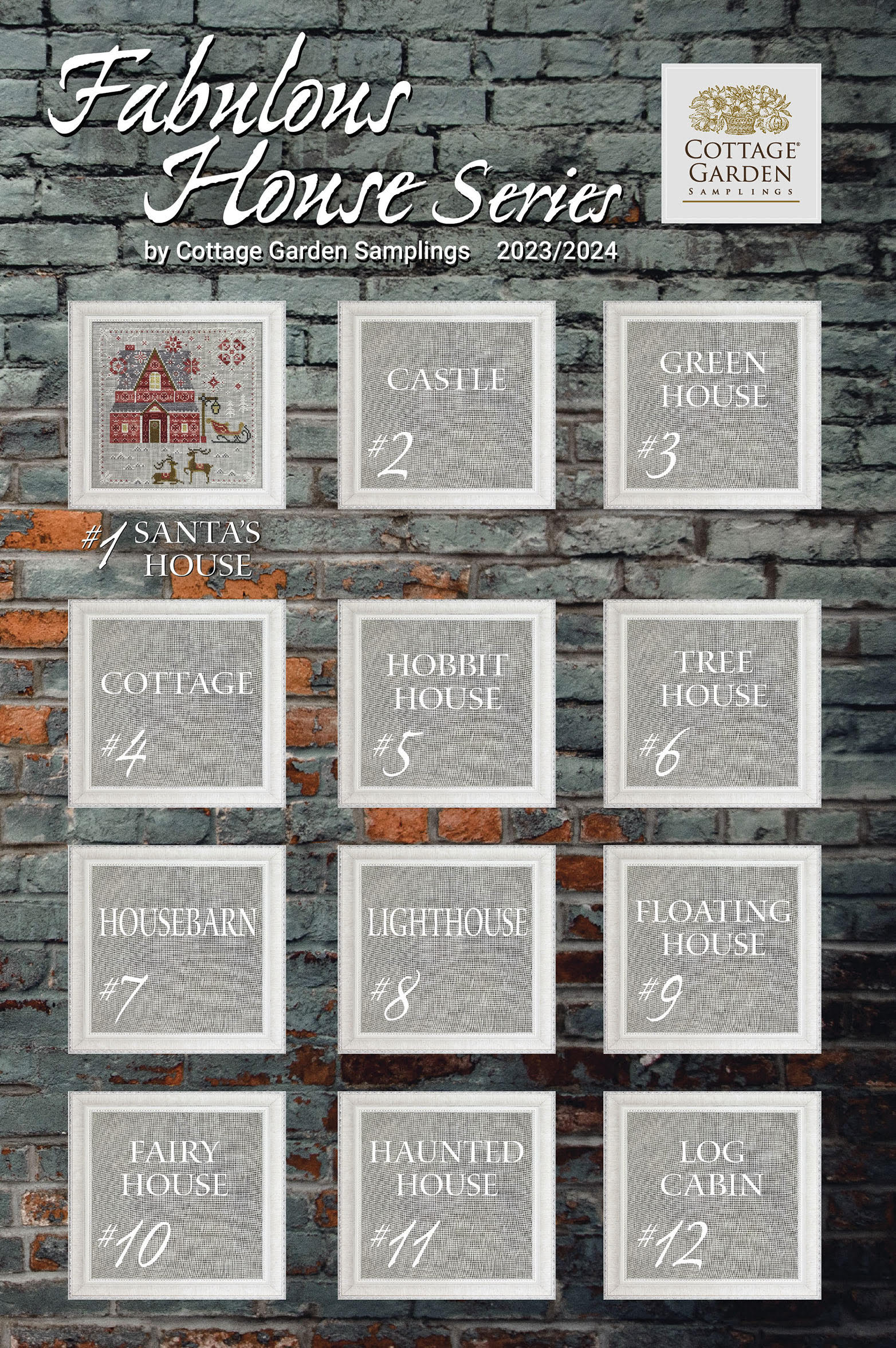 Santa's House - Fabulous House Series #1 | Cottage Garden Samplings