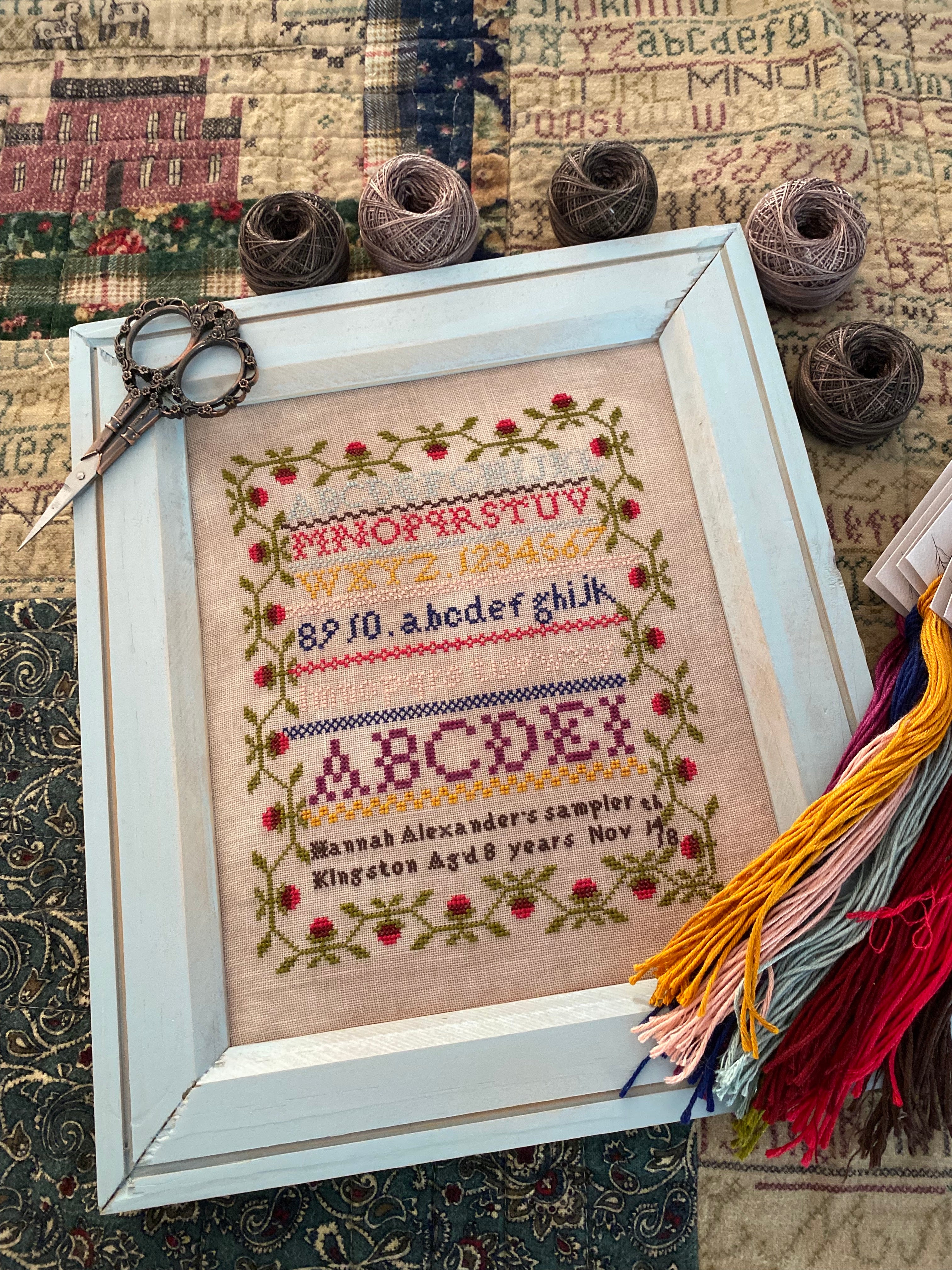 Hannah Alexander: A Sweet Little Sampler | Pansy Patch Quilts and Stitchery (Nashville Market 2024)